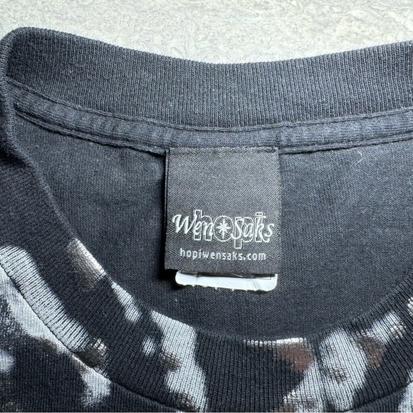 Native American Hopi Wen Saks - Abstract Headdress Graphic T-Shirt Black XL - Picture 8 of 10